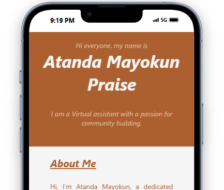 Portfolio website